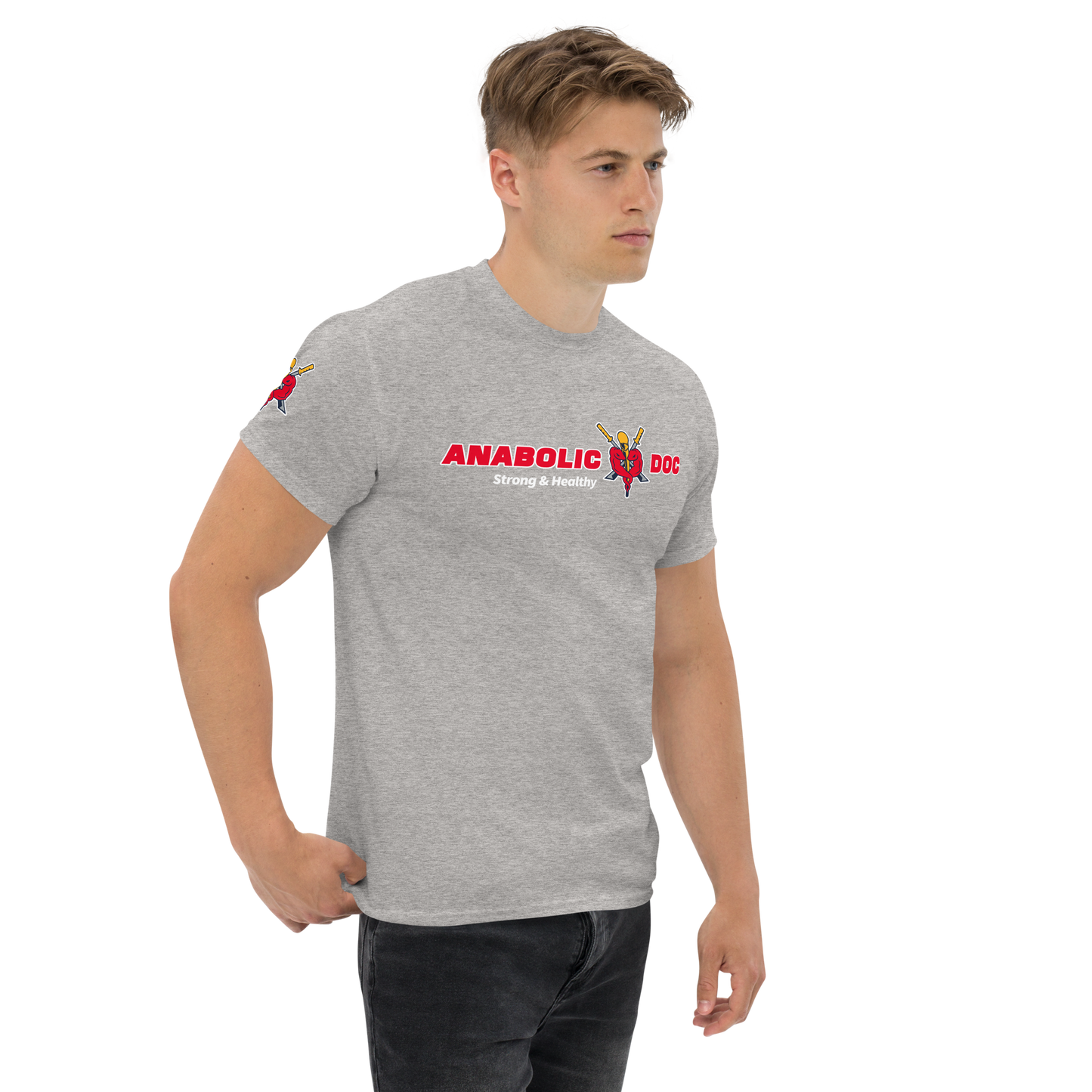 Men's Classic Tee - Red Logo